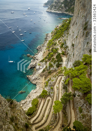 Via Krupp on Capri island in Italy 31661424