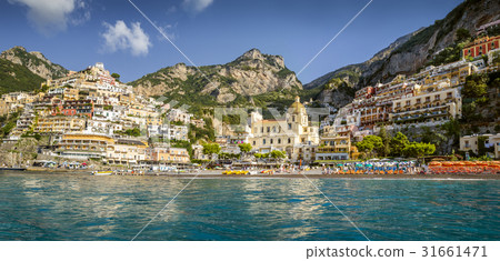 Panorama of Positano town, Amalfi coast, Italy Panorama of Positano town, Amalfi coast, Italy 31661471