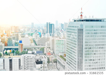 skyscrapers in Nagoya mix sketch illustration skyscrapers in Nagoya mix sketch illustration 31661535