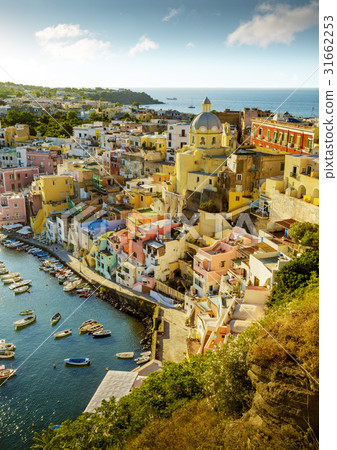 Colorful Corricella village on Procida Island 31662253