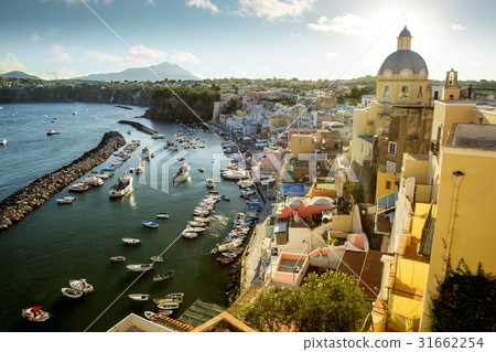 Colorful Corricella village on Procida Island 31662254
