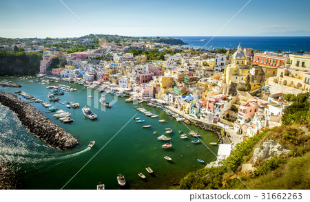 Corricella village on Procida island 31662263