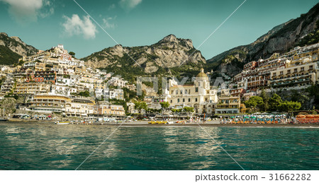 Amalfi Coast - panorama of Positano, Italy 31662282
