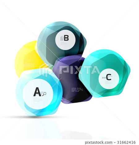 Aqua glossy glass elements Aqua glossy glass elements 31662416