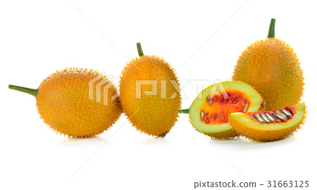 Gac fruit isolated on white background. 31663125