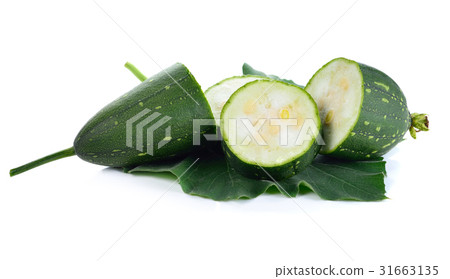 fresh loofah on the white background 31663135
