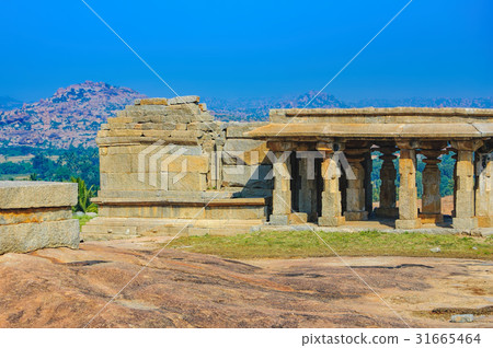 View of Hemakuta hill sunset point, Hampi, India 31665464