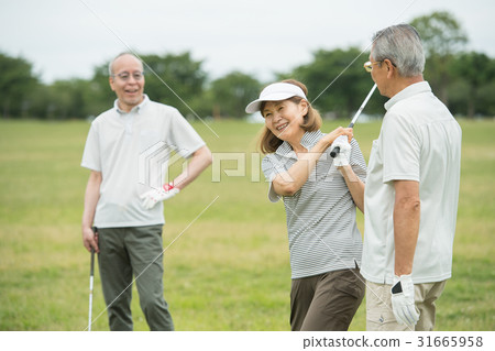 高爾夫活躍高級高爾夫球場圖像 31665958