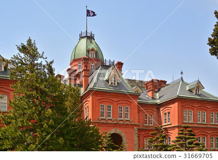 札幌步行：北海道機構的前主樓 31669705