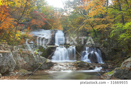 Ethan Waterfall, Ungdong Valley, Mt. Taejun, Inje County, Gangwon Province 31669935