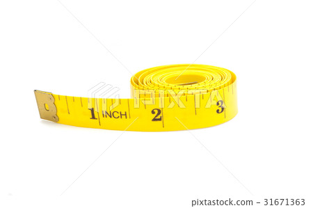 measuring tape of the tailor isolated measuring tape of the tailor isolated 31671363