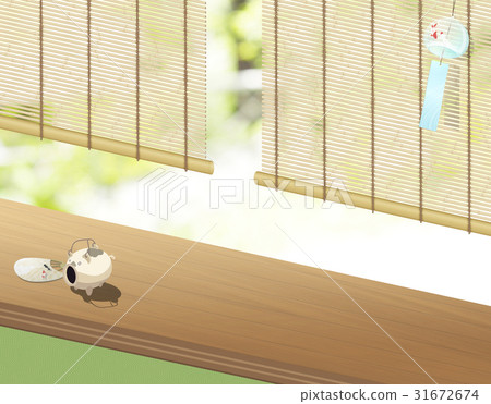 Summer landscape of Japanese old-fashioned Japanese 31672674