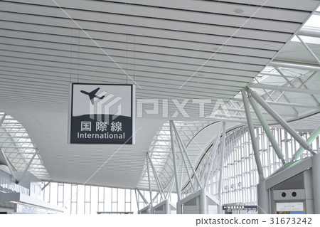 仙台機場國際線路標誌 31673242