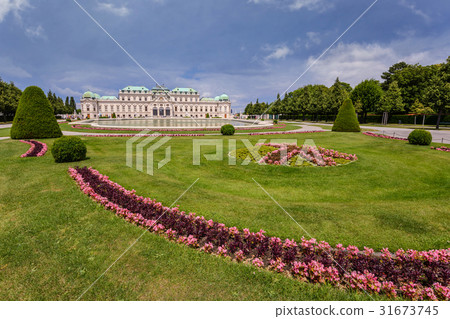 Belvedere Palace and garden, Vienna, Austria 31673745