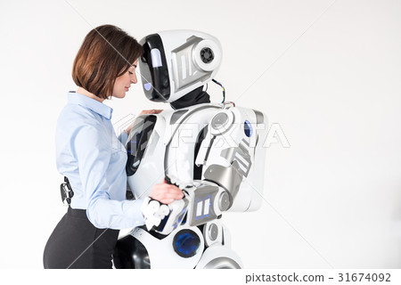 Romantic couple is hugging each other with 31674092