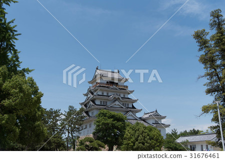 福山城堡城堡塔城堡軌道廣島 31676461