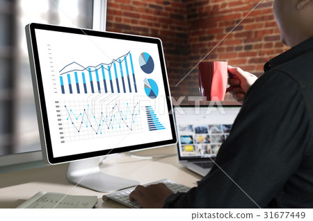 Statistics Analysis Business Data Diagram Market 31677449