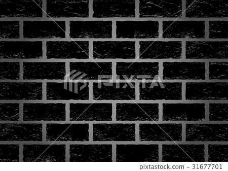 Black old brick background Black old brick background 31677701