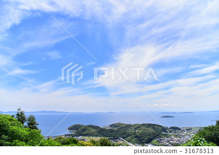 [Aichi Prefecture] View from Mt. Sangane Skyline Observatory 31678313