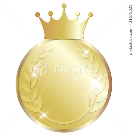 Crown crown gold medal Crown crown gold medal 31679029