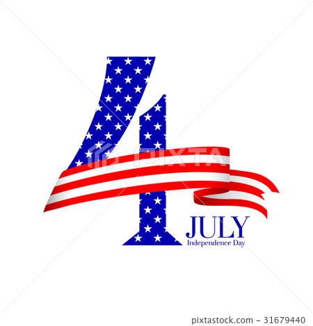 插圖素材: happy usa independence day 4 th of july.