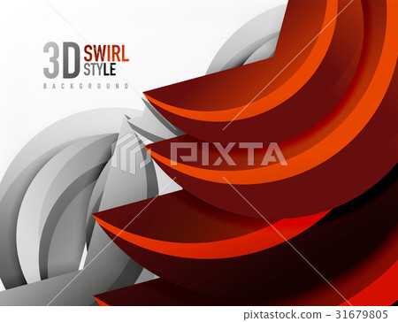 3D wave design - Stock Illustration [31679805] - PIXTA
