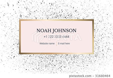 The business card template. Minimal style. 31680464