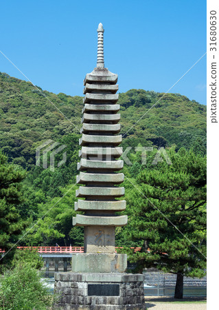 From Ujigawa Tower Island Kibishi Bridge towards Stone Tower and Daikichama 31680630