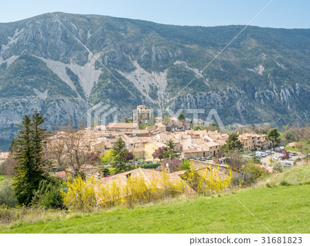 Greolieres village in France Greolieres village in France 31681823
