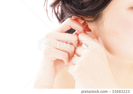 Beauty Earpad Massage Female Body Parts Skin Care Beauty Young Women Beauty Beauty Earpad Massage Female Body Parts Skin Care Beauty Young Women Beauty 31683223