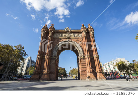 Arc de Triomf, Barcelone, Spain Arc de Triomf, Barcelone, Spain 31685370