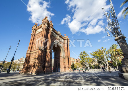 Arc de Triomf, Barcelone, Spain Arc de Triomf, Barcelone, Spain 31685371