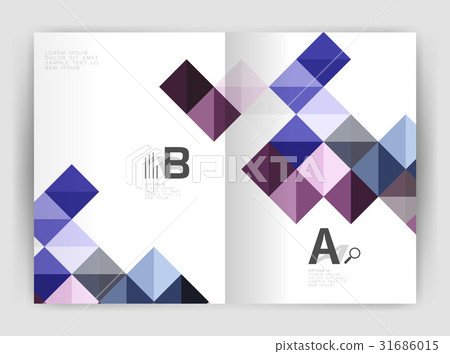 Vector square minimalistic abstract background 31686015