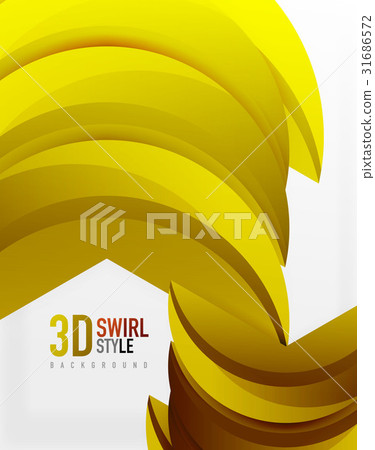 3D wave design-插圖素材 [31686572] - PIXTA圖庫