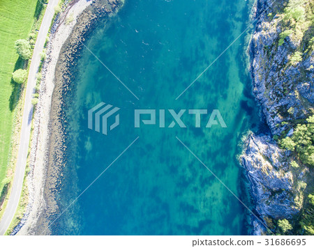 Aerial view of Loch Creran by the Loch Creran 31686695