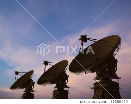 satellite dish satellite dish 31686953