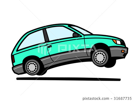 80's style domestic hatchback light green 80's style domestic hatchback light green 31687735