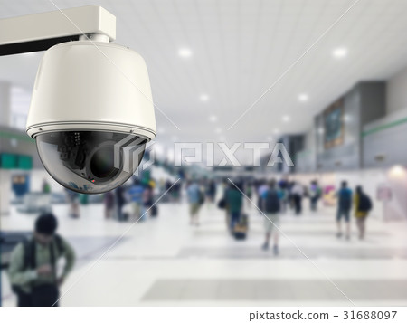3d rendering security camera or cctv camera 31688097