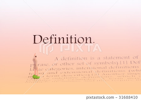 definition text focus word on white background definition text focus word on white background 31688410