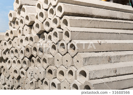 Hexagon pile Hexagon pile 31688566