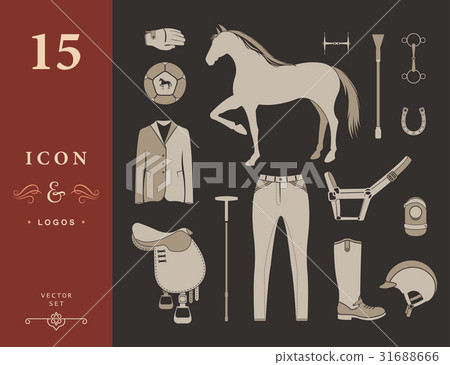 Vector set of icons polo Vector set of icons polo 31688666