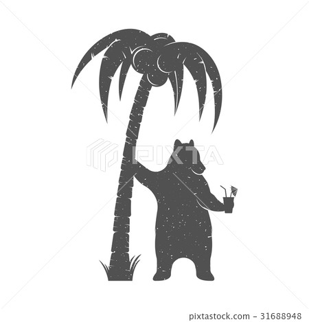 Vector Illustration Fun Bear Vector Illustration Fun Bear 31688948