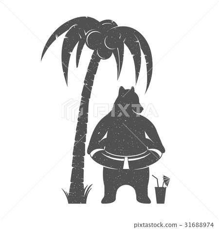Vector Illustration Fun Bear 31688974