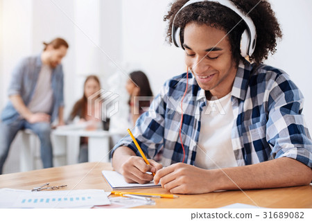 Talented thoughtful handsome student feeling Talented thoughtful handsome student feeling 31689082