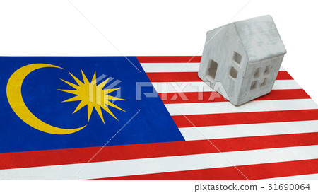 Small house on a flag - Malaysia 31690064