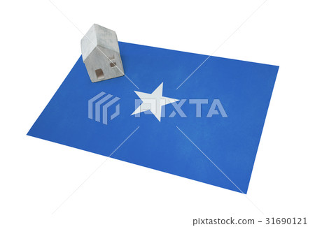 Small house on a flag - Somalia Small house on a flag - Somalia 31690121