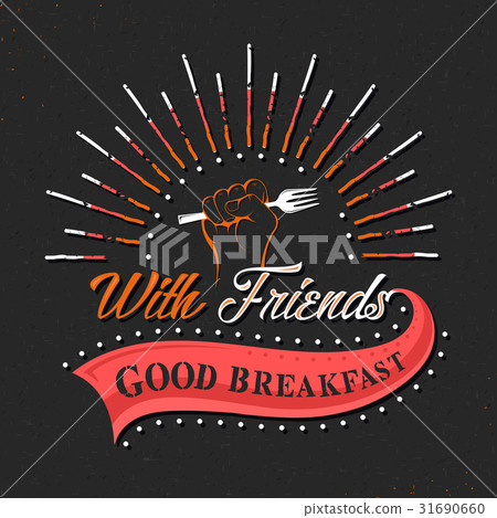 Set of Vintage Food Typographic Quotes 31690660