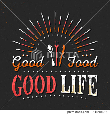 Set of Vintage Food Typographic Quotes Set of Vintage Food Typographic Quotes 31690663