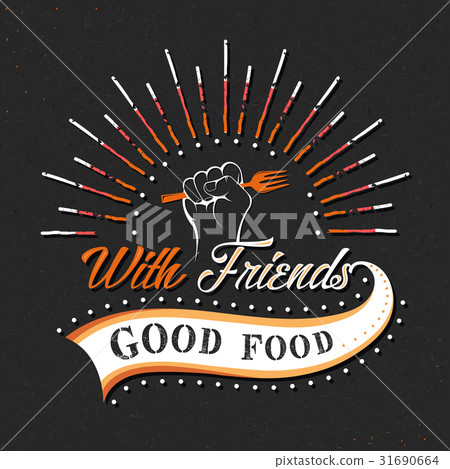 Set of Vintage Food Typographic Quotes Set of Vintage Food Typographic Quotes 31690664