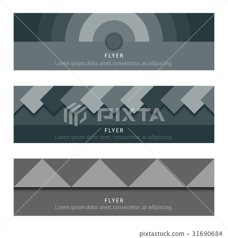 Vector Set Material Design Card and Banners  31690684